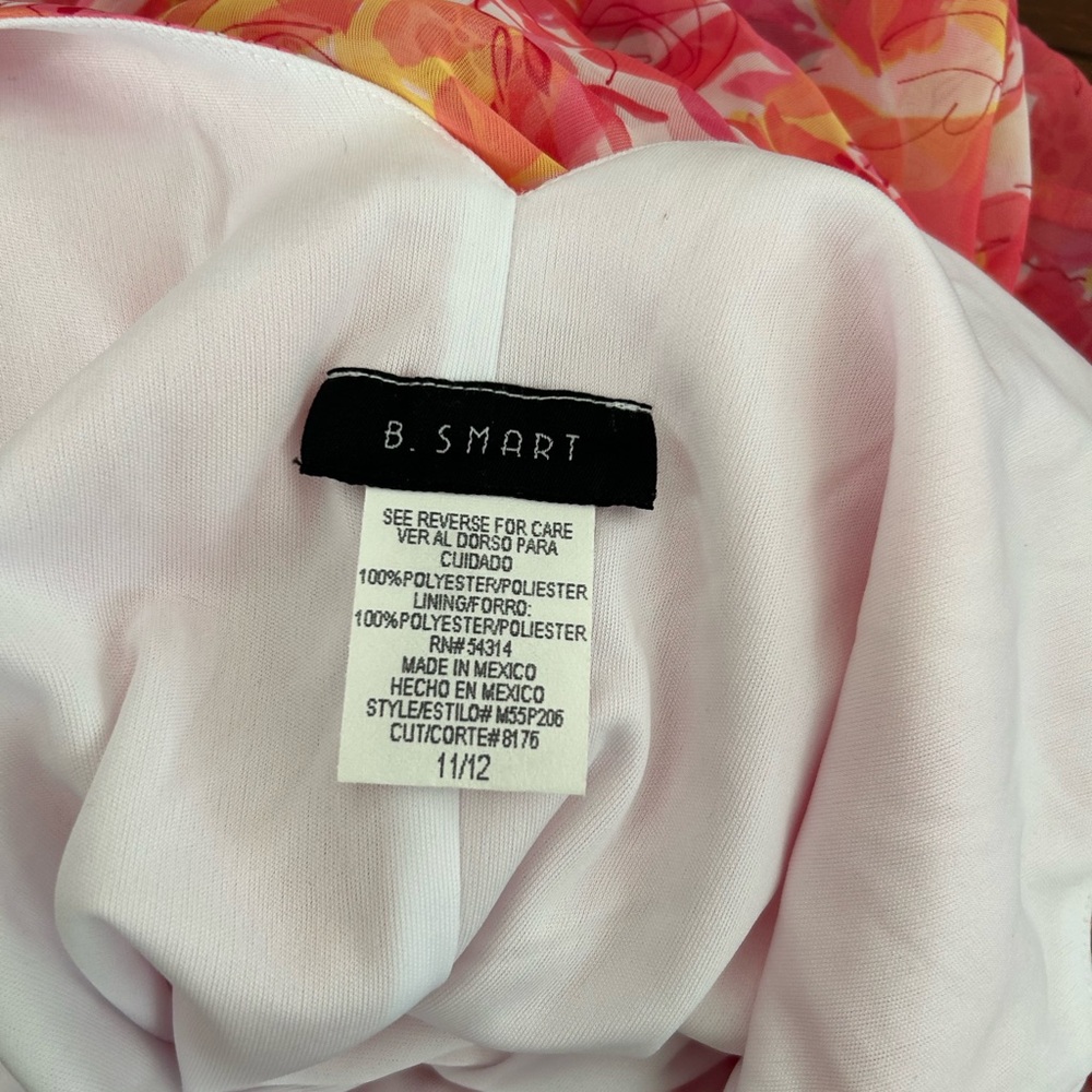 Y2K Pink Floral Dress Spring Summer Wedding Guest Dress - Picture 7 of 7